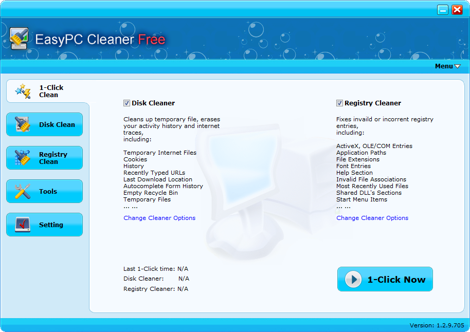 Vyčistěte svůj počítač s programem EasyPC Cleaner Free