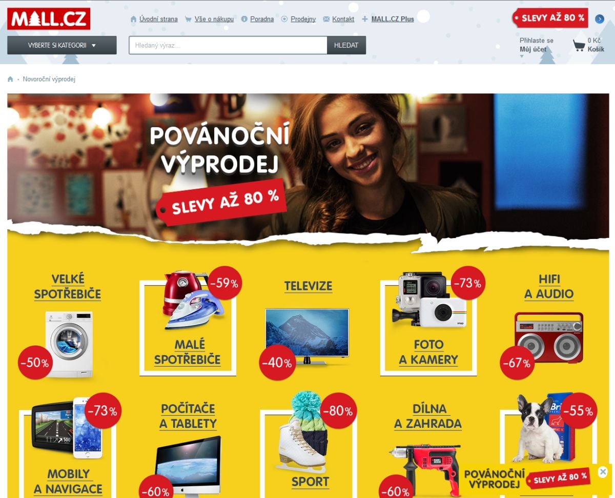 Prodejci - slevové stránky 2016