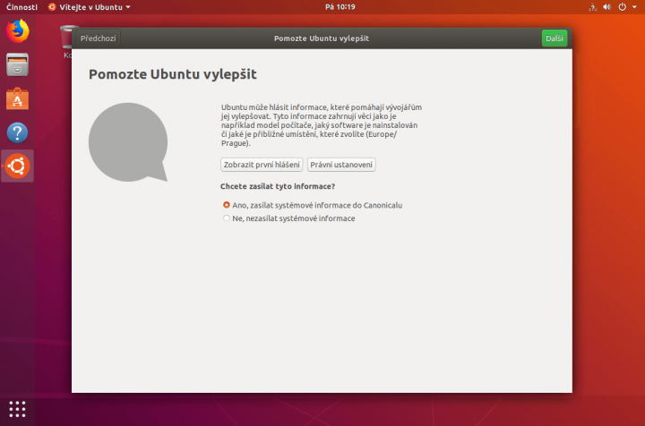 Ubuntu by rádo získalo data o používání systému