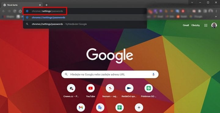 Jak rychle otevřít správce hesel v Google Chrome