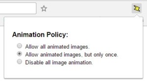 Rozšíření Animation Policy pro Google Chrome