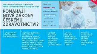 Náhledový obrázek - Pomáhají nové zákony českému zdravotnictví?