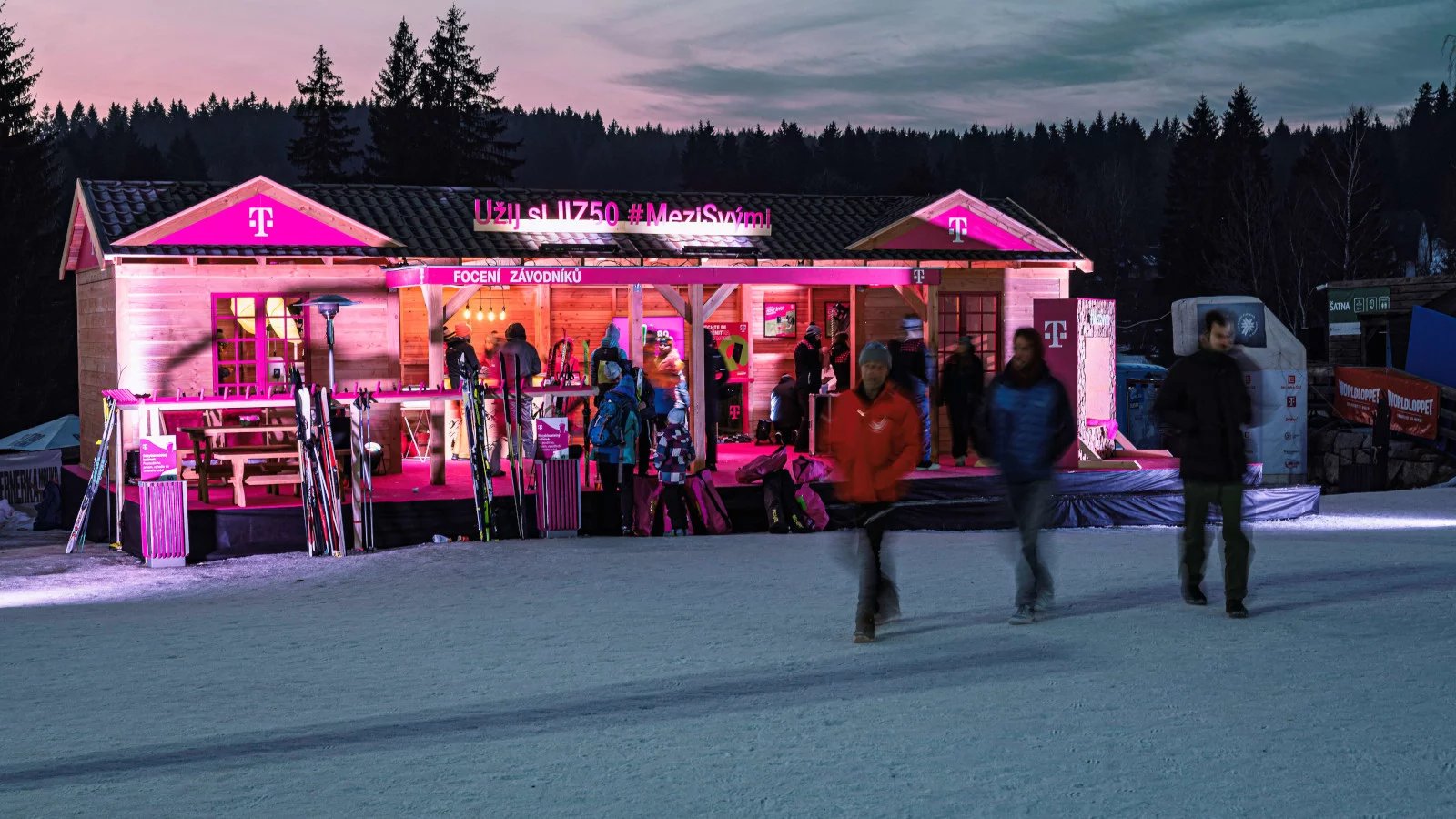 Dron T-Mobile na Jizerské 50