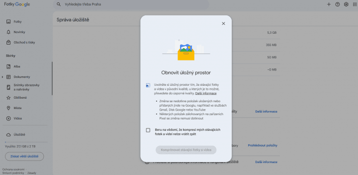 Autor: Lenka Vojtechová Úložiště Google