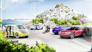 Náhledový obrázek - Elektrické dobro pro všechny. Volkswagen vybaví celý řecký ostrov vozy do zásuvky