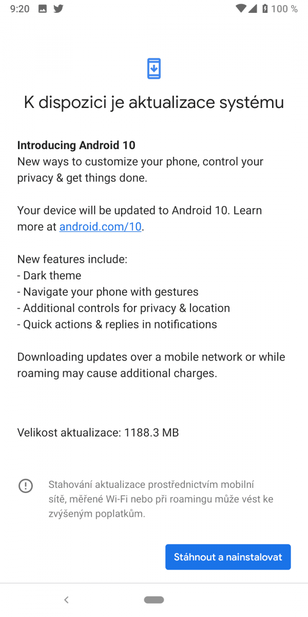 Telefony Pixel jsou první, které Android 10 dostanou.