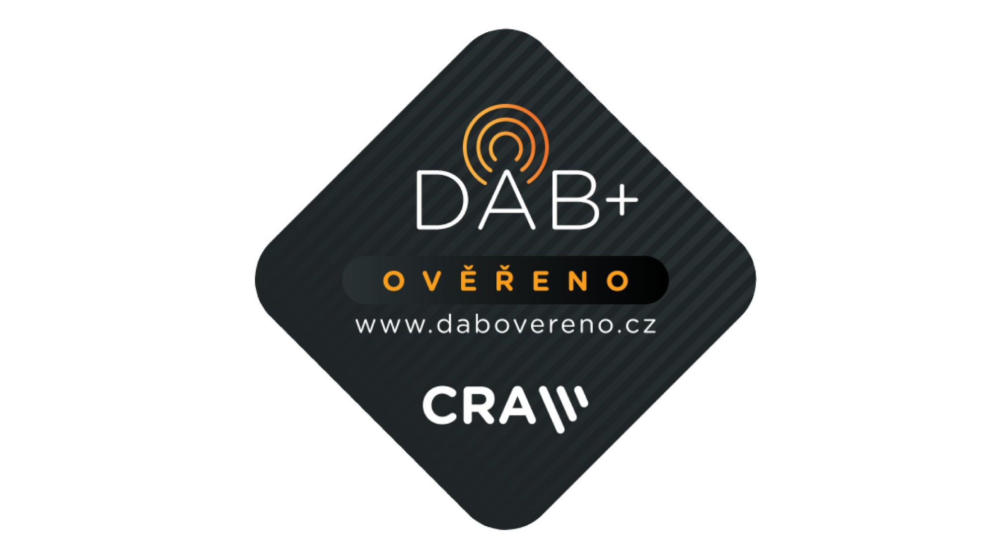 Samolepka DAB+ ověřeno vás navede při nákupu digitálního rádia