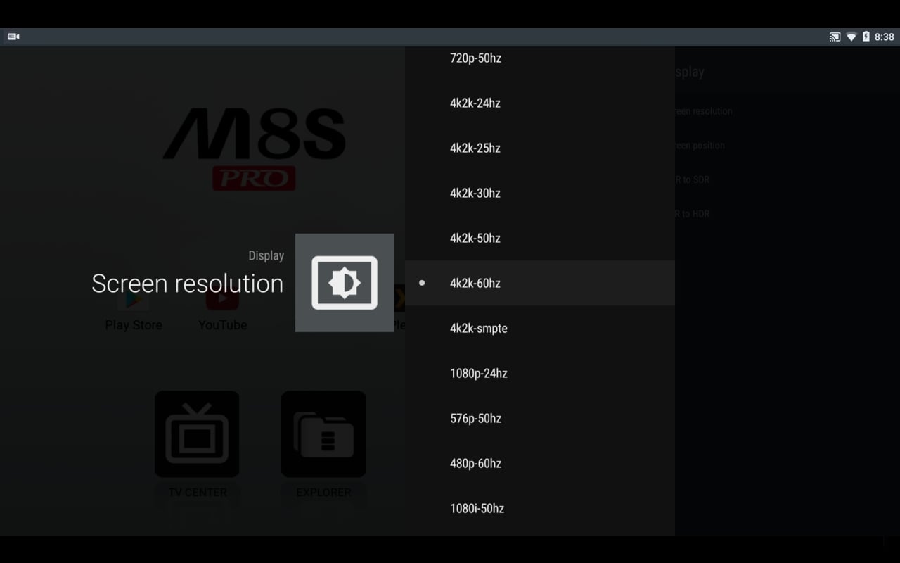 Android 7.1 (menu nastavení a preferencí)