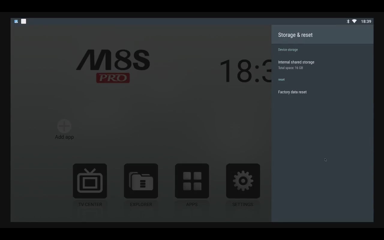 Android 7.1 (menu nastavení a preferencí)