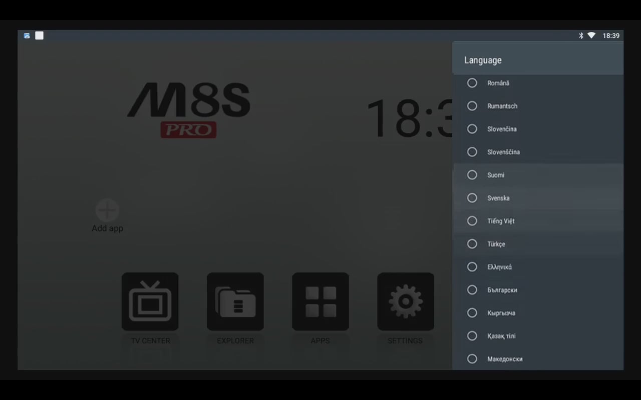 Android 7.1 (menu nastavení a preferencí)