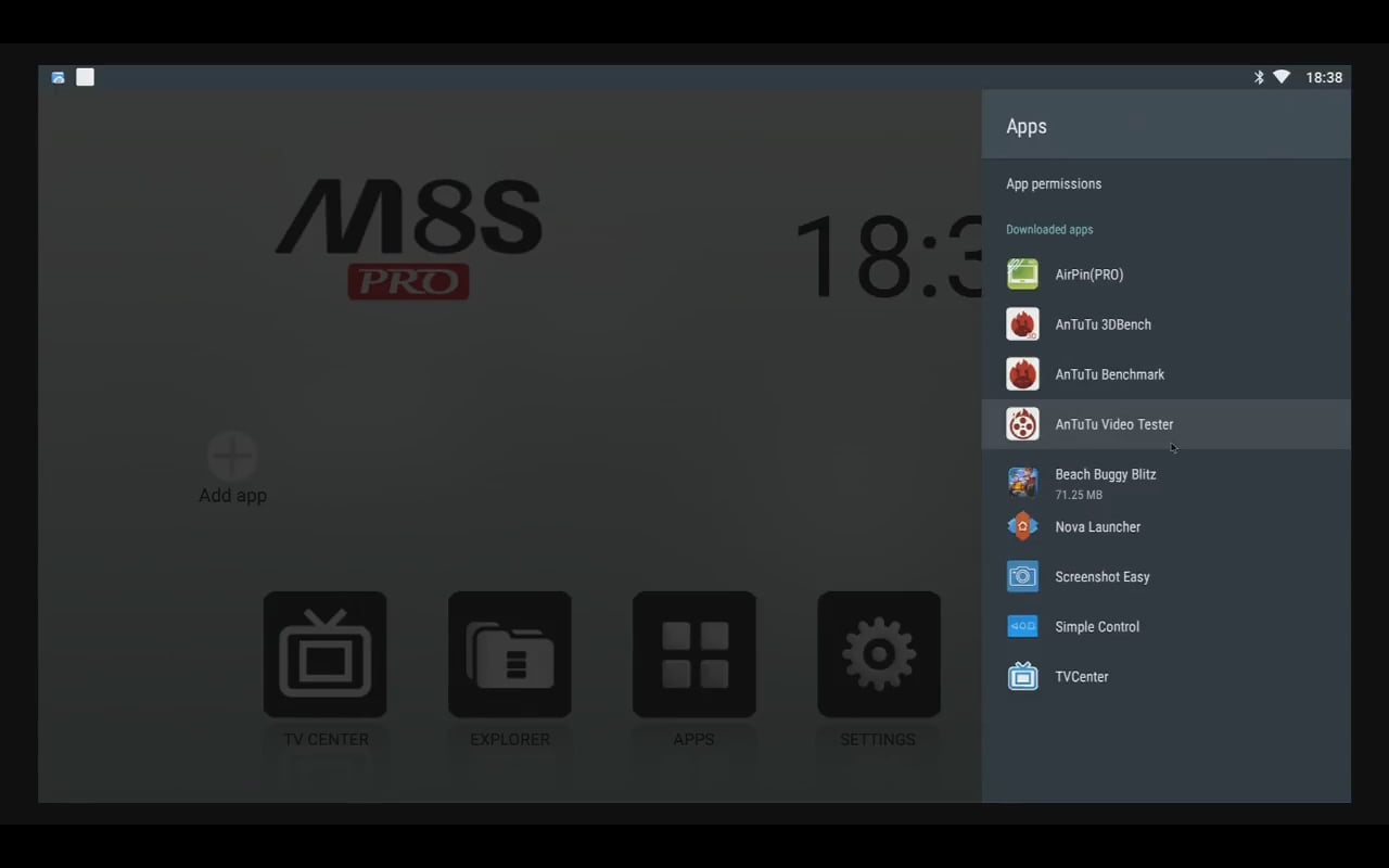 Android 7.1 (menu nastavení a preferencí)