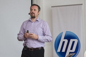 Jiří Lepka, ISS product/category Manager z HP, partnery seznámil s 8. generací serverů ProLiant