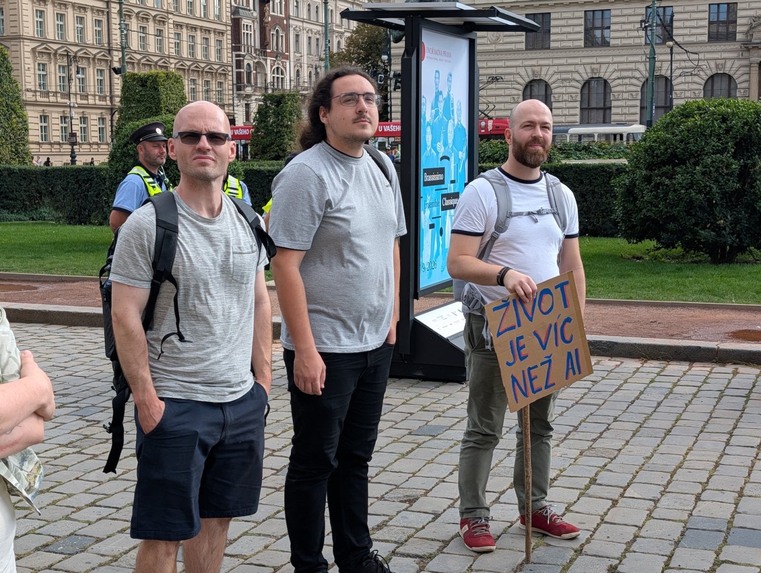 Demonstrace PauseAI v Praze (31. srpna 2026)
