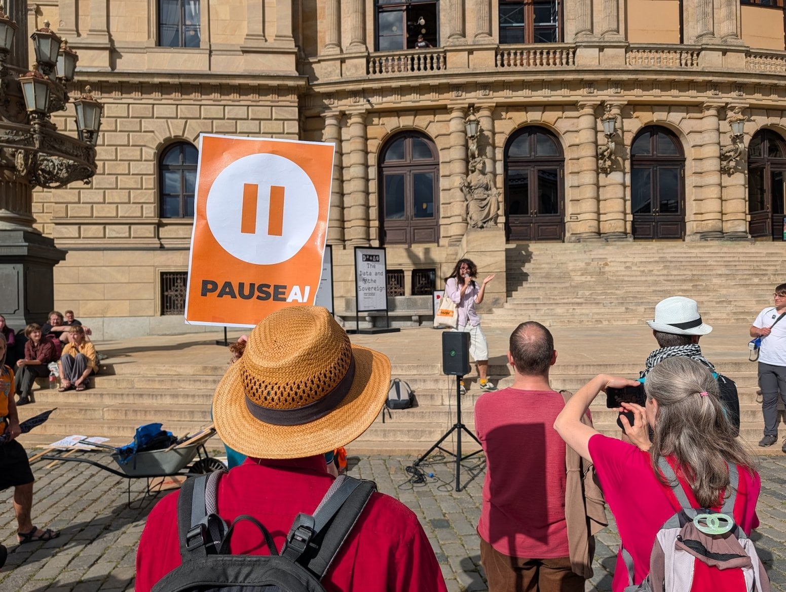 Demonstrace PauseAI v Praze (31. srpna 2026)