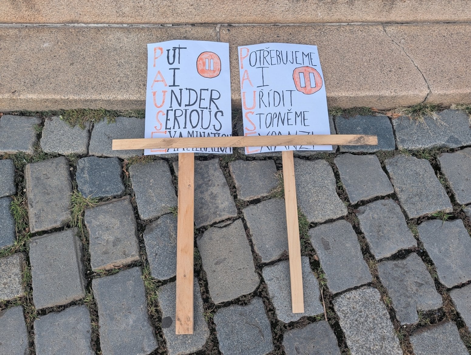 Demonstrace PauseAI v Praze (31. srpna 2026)