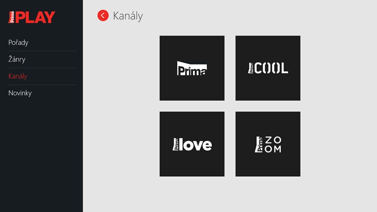 Prima Play pro operační systém Windows 8