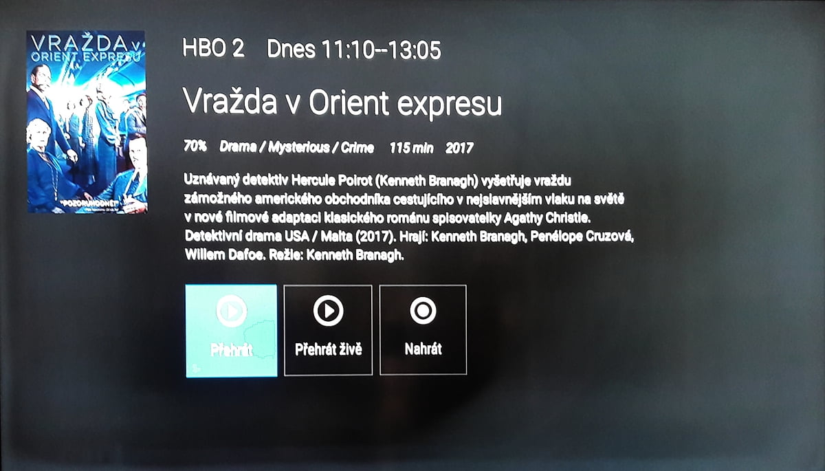 SledováníTV - Práce s programovým průvodcem a karty pořadů