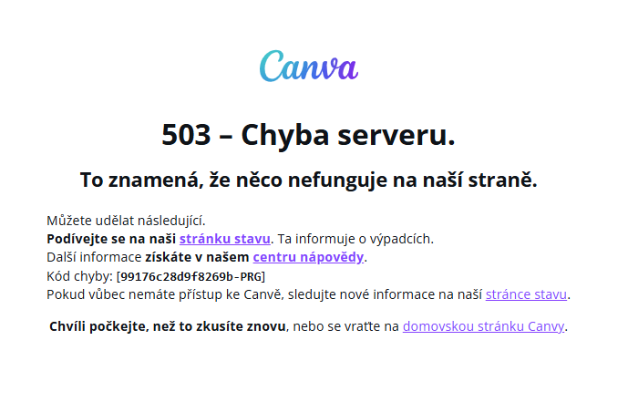 Vypadek - Canva