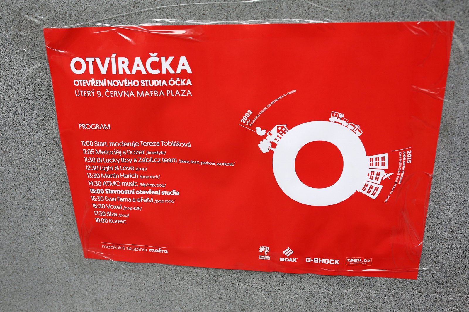 Hudební televize Óčko pokřtila nové vysílací prostory