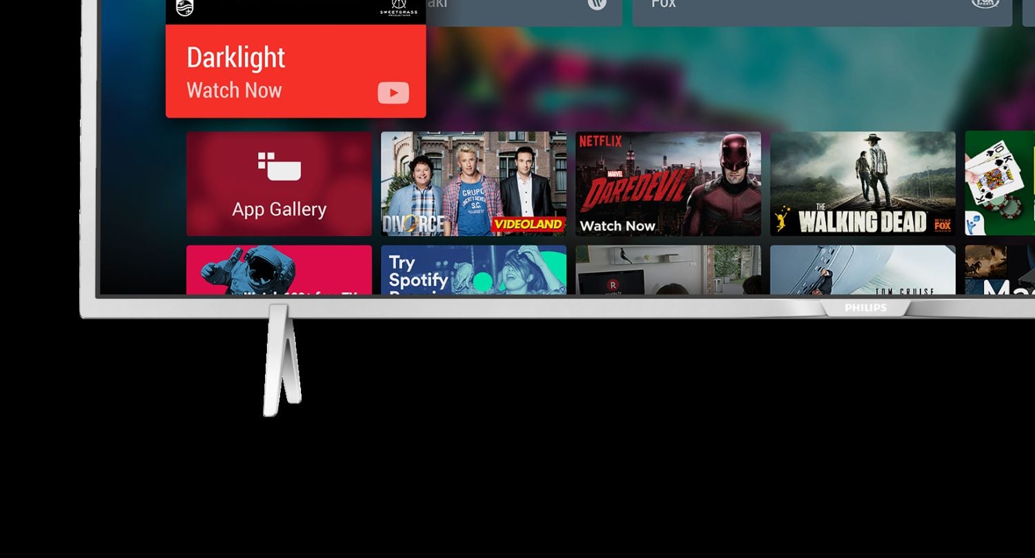 Philips 5500 s Androidem - podstavec.