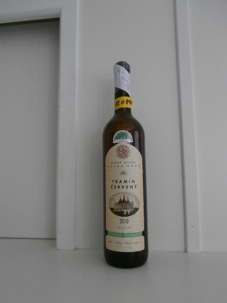 Tramín červený, udána vinařská oblast Čechy: víno nebylo vyrobené z hroznů révy vinné sklizených na území ČR