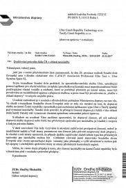 Výzva Ministerstva dopravy ČR.