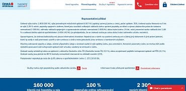 Reprezentativní příklad vypadá zdánlivě nedůležitě, ale schovává podstatnou informaci