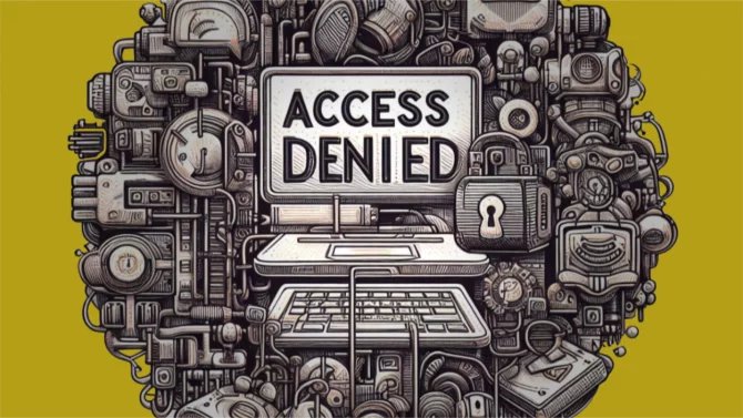 Access denied, výpadek, nefunguje