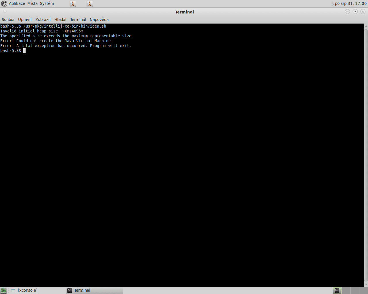 NetBSD 32bitový desktop