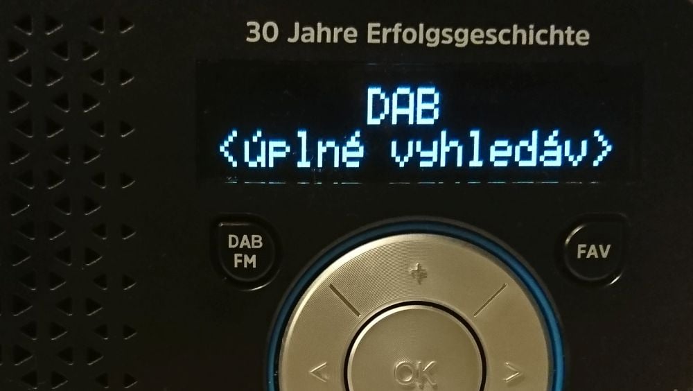 Technisat DigitRadio 1 - menu (výběr)