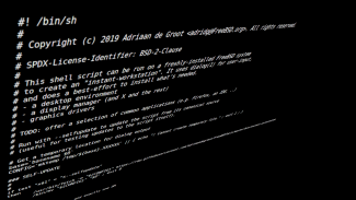 FreeBSD desktop skript