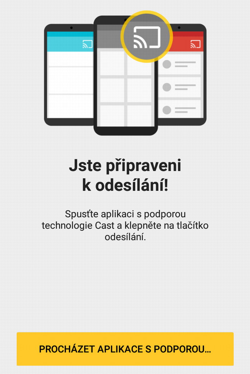 Google Chromecast (mobil) - instalace