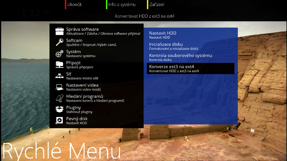 Linuxový přijímač Edision OS mini
