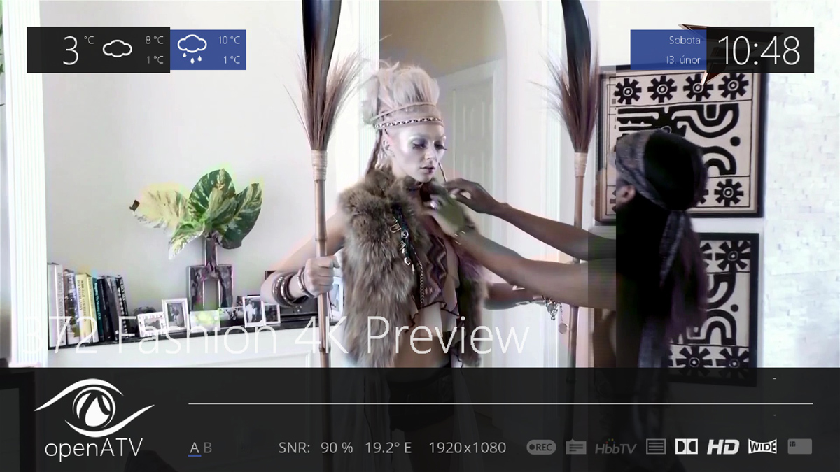 Linuxový přijímač Edision OS mini