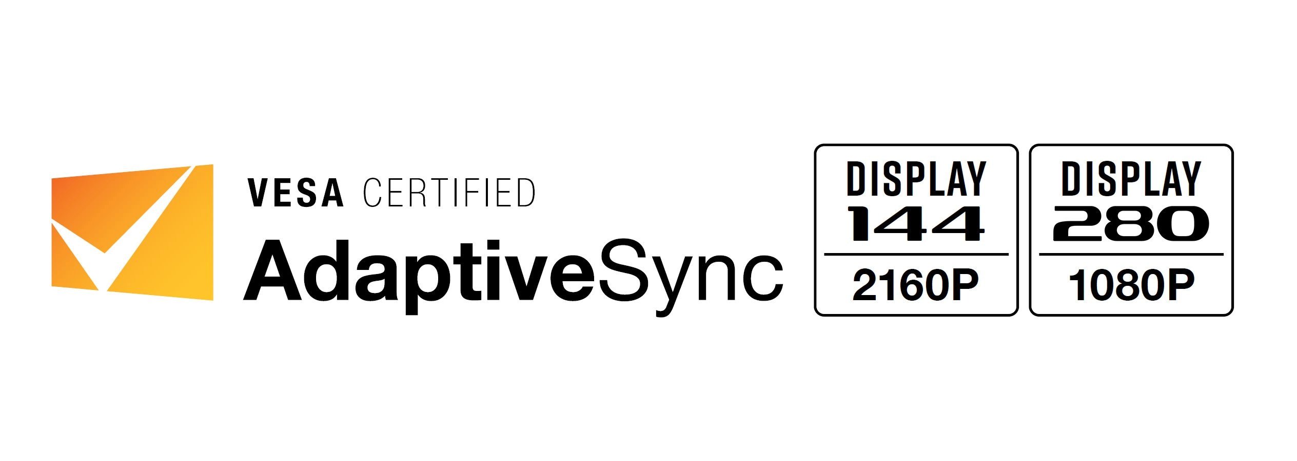 Logo AdaptiveSync Display s Dual-Mode frekvencemi