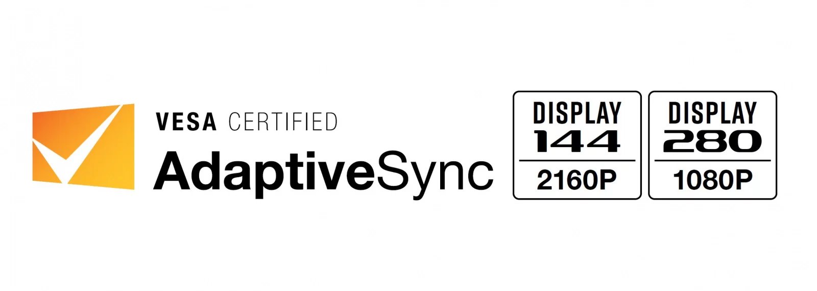 Logo AdaptiveSync Display s Dual-Mode frekvencemi