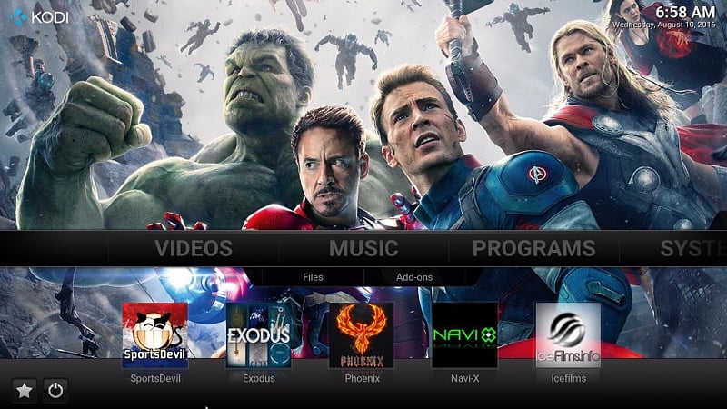 Originál uživatelského prostředí