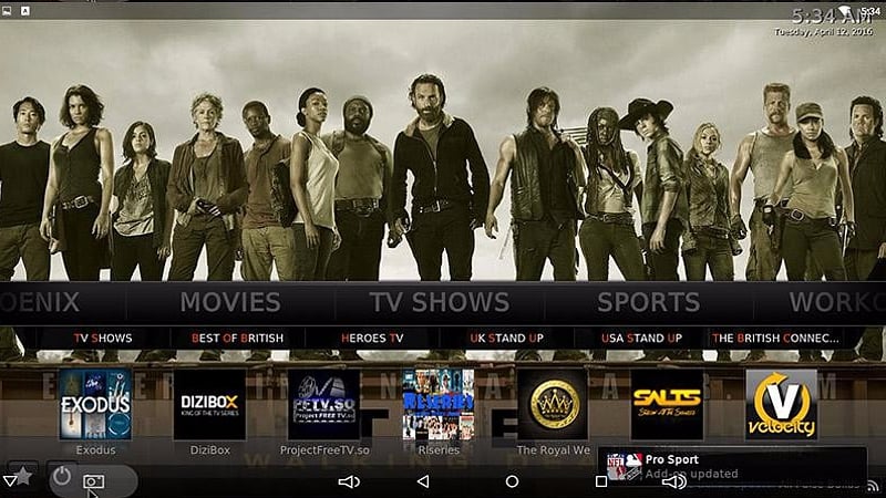 Originál uživatelského prostředí