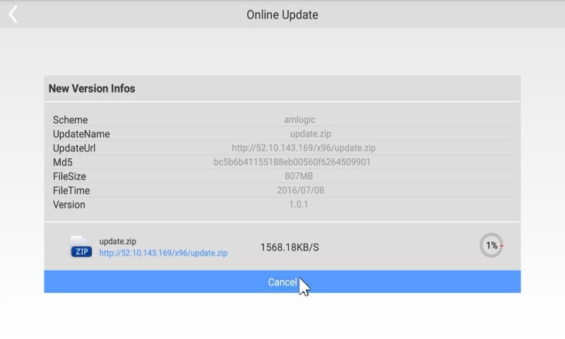 Originál uživatelského prostředí