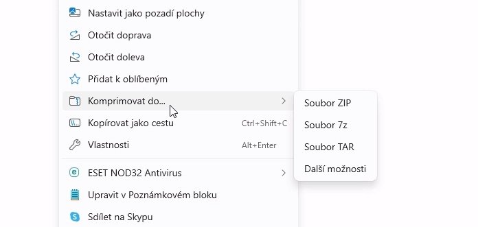 Nové možnosti komprese