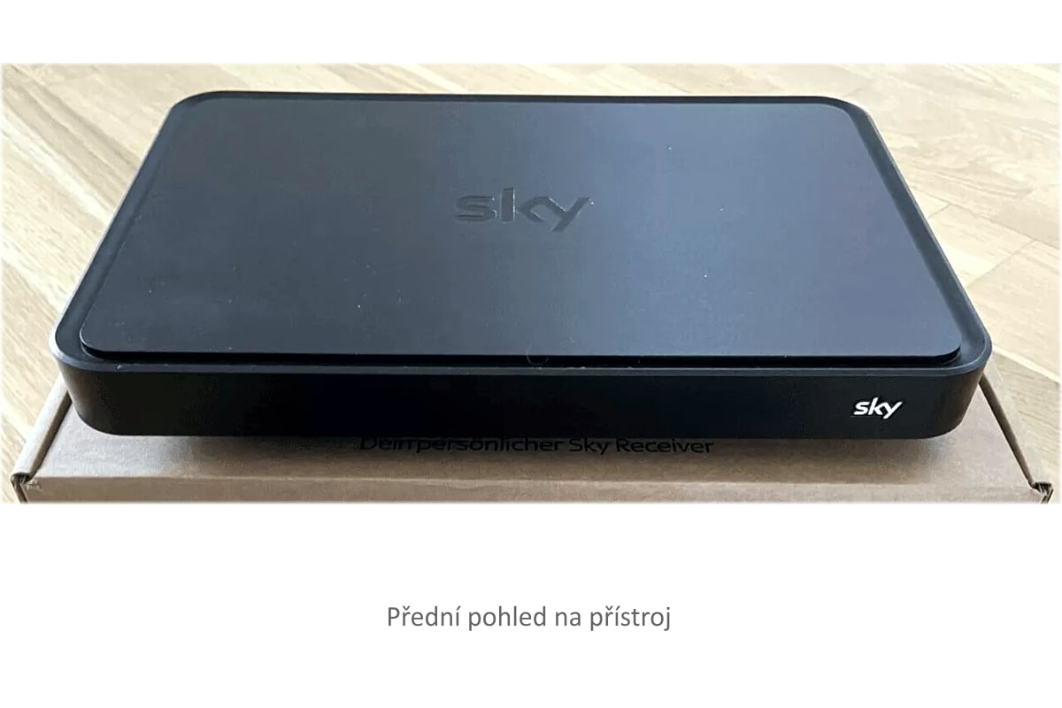 Základní německé přístroje pro Sky Q