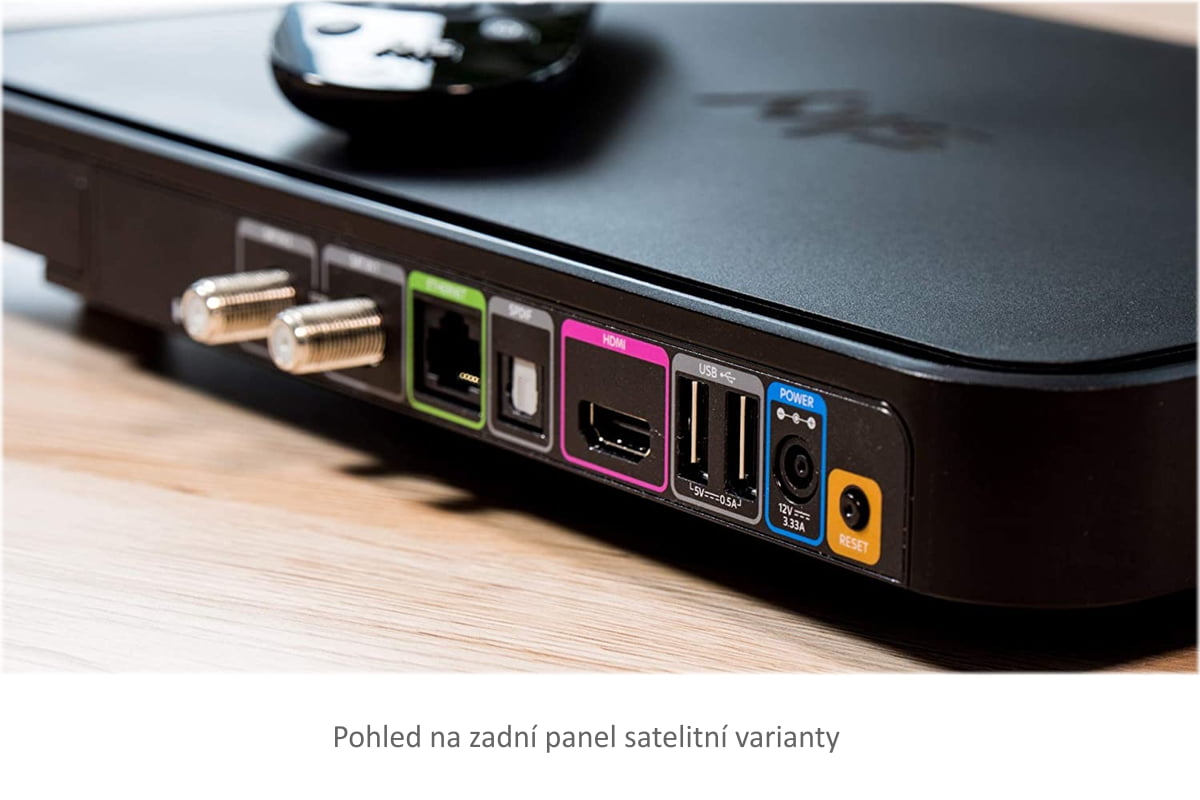 Základní německé přístroje pro Sky Q