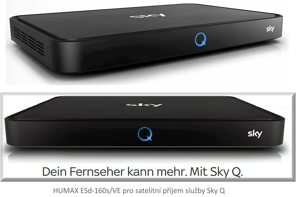 Základní německé přístroje pro Sky Q