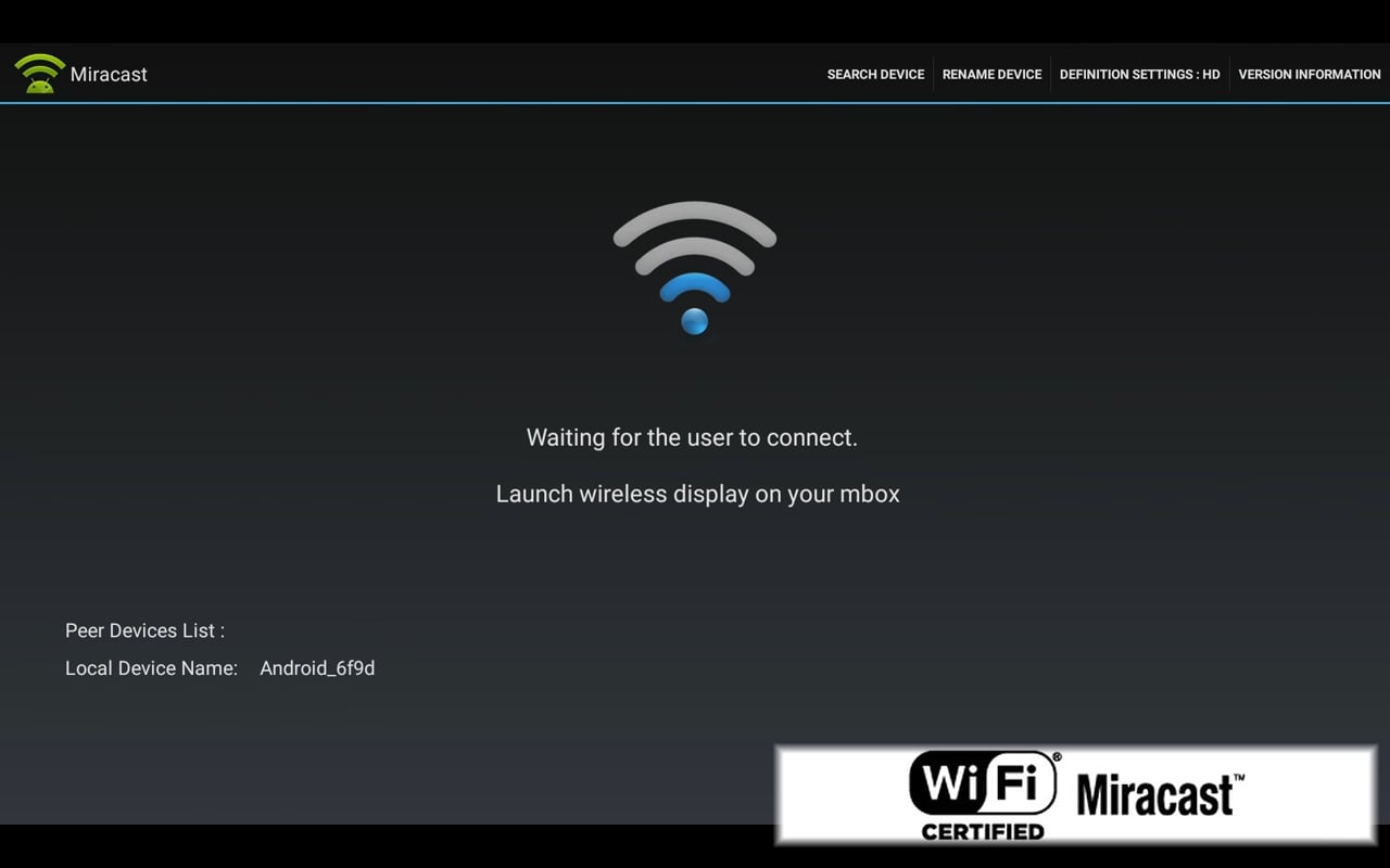 AirPlay / DLNA / Miracast
