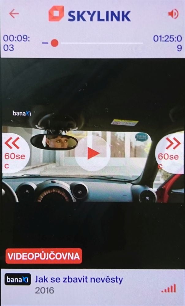 Skylink Live TV 4.1 - na výšku i na šířku