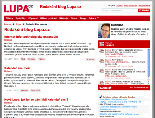 Blog Redakce Lupy
