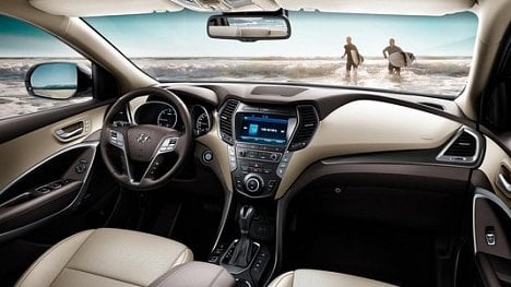 Náhledový obrázek - Nastartování auta otiskem prstu: Hyundai zavede novinku nejprve u modelu Santa Fe