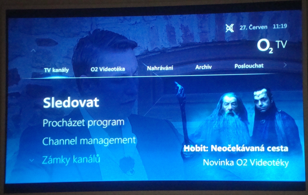 Nová podoba služby O2TV po přechodu na platformu nangu.TV