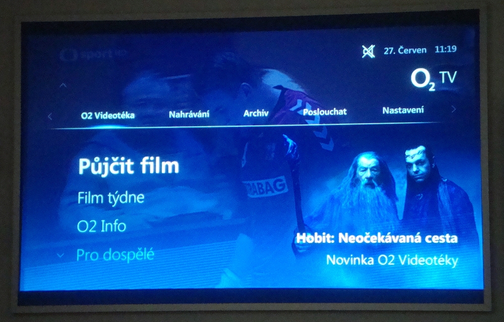 Nová podoba služby O2TV po přechodu na platformu nangu.TV