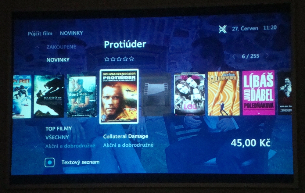 Nová podoba služby O2TV po přechodu na platformu nangu.TV